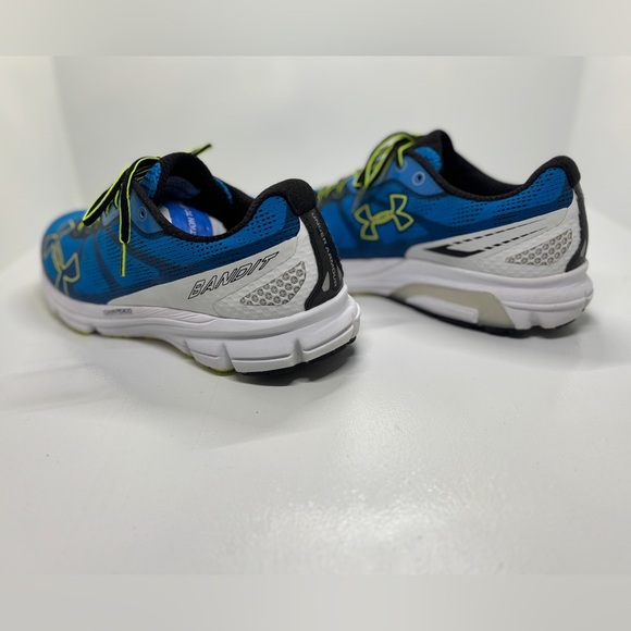 Men’s Under Armour Charged Bandit Blue White Athletic Running Shoes size 10.5 - Picture 4 of 10